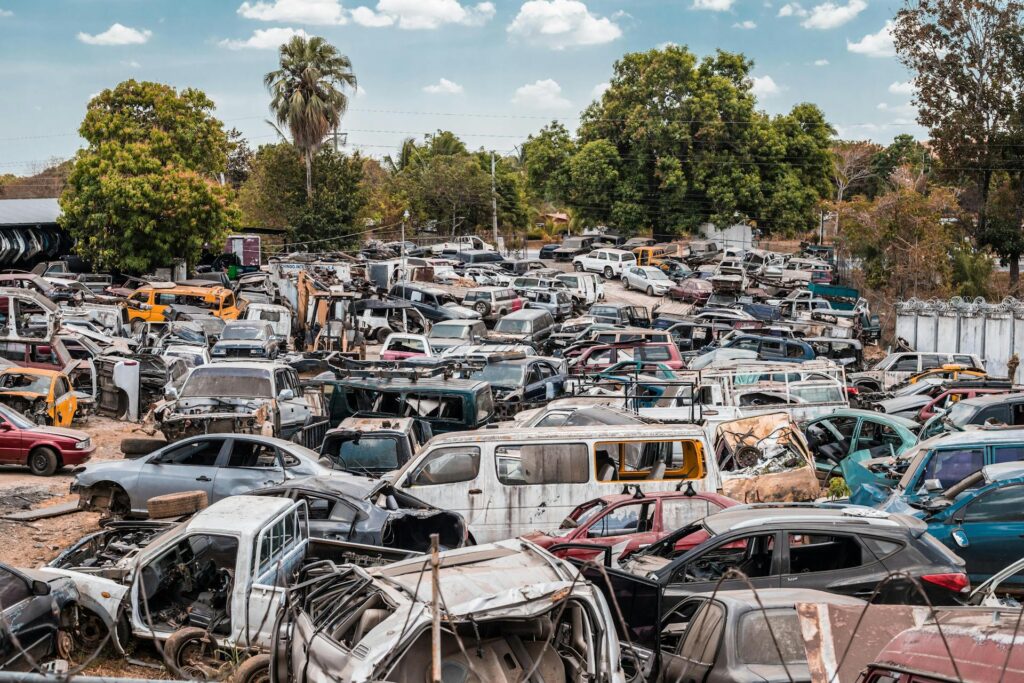 The Journey of a Car: From Road to Junkyard
